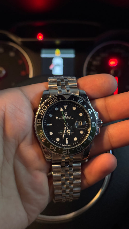 GMT Master II Vintage Premium Copy (Green & Black)