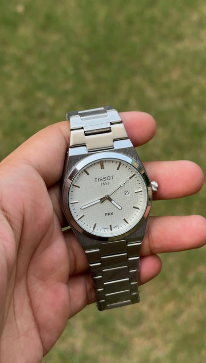 Tissot PRX 1853 Premium Watch (White) dial