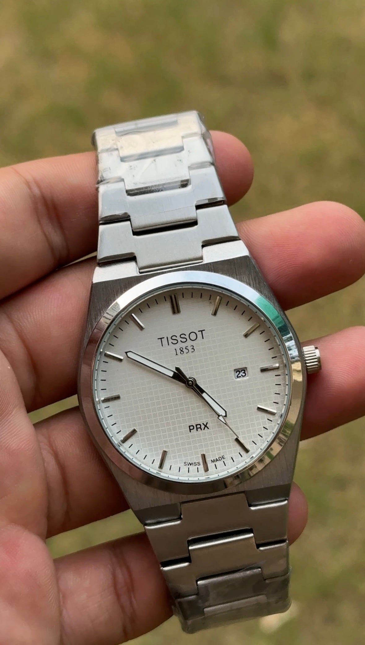 Tissot PRX 1853 Premium Watch (White) dial